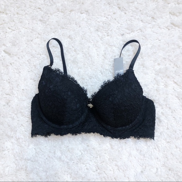 aerie Other - Aerie Black Lace Push Up Bra